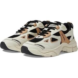 Steve Madden Cordyn Black and Tan Chunky Sneakers Women's 9.5